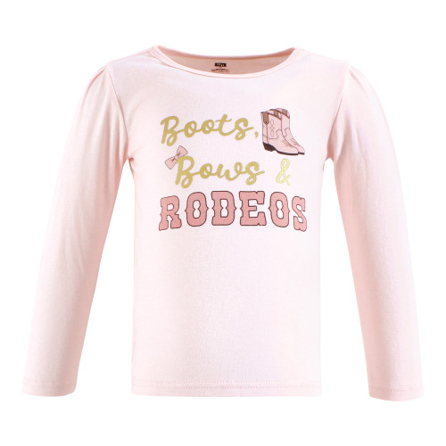 Hudson Baby Unisex Baby Long Sleeve T-Shirts 5-Pack, Cowgirl