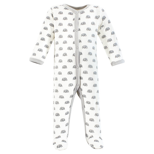 Hudson Baby Unisex Baby Cotton Sleep and Play 3-Pack, Going On Safari