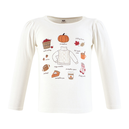 Hudson Baby Unisex Baby Long Sleeve T-Shirts 5-Pack, Everything Fall