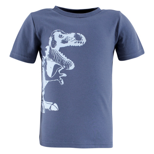 Hudson Baby Unisex Baby Short Sleeve T-Shirts 5-Pack, Dino