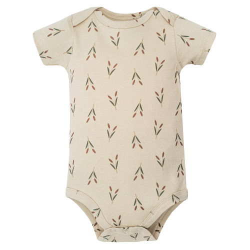 Hudson Baby Cotton Bodysuits 5-Pack, Frog Pond