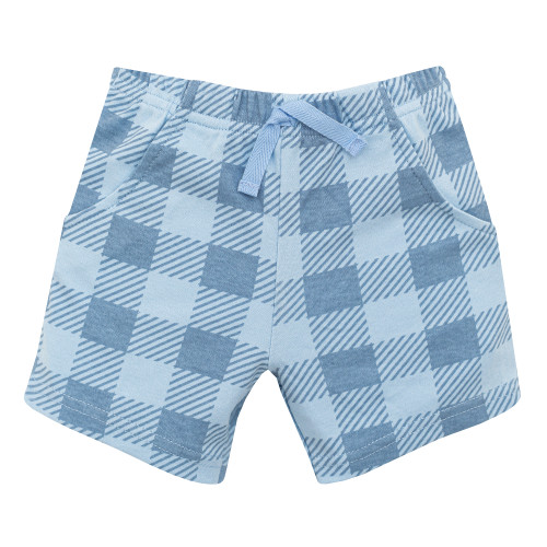 Hudson Baby Cotton Bodysuit, Shorts and Shoe Set, Love Me A Ton