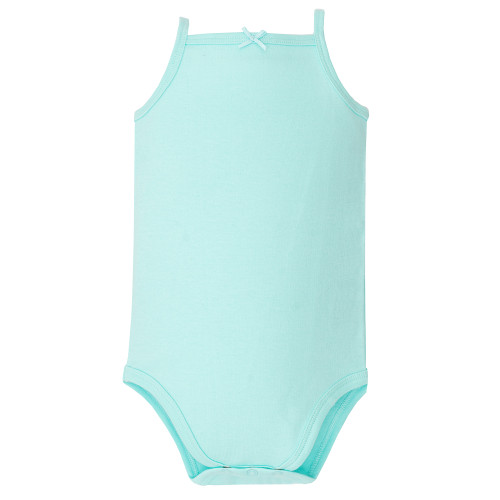 Hudson Baby Cotton Sleeveless Bodysuits, Tropical Flamingo