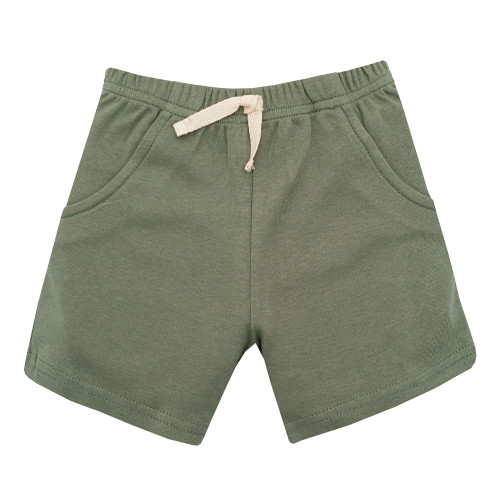 Hudson Baby Cotton Bodysuit, Shorts and Shoe Set, Going On Safari