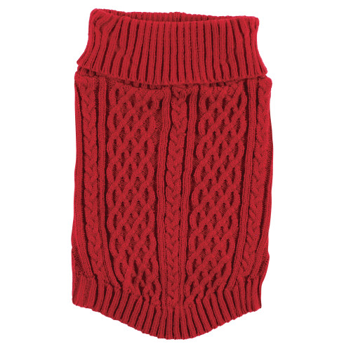 Luvable Friends Pet Sweater, Red