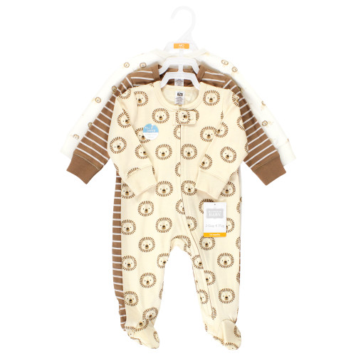 Hudson Baby Cotton Sleep and Play, Brave Lion