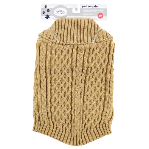 Luvable Friends Pet Sweater, Camel