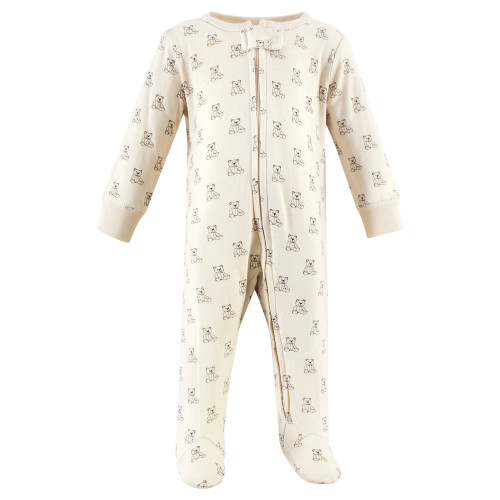 Hudson Baby Cotton Sleep and Play, Teddy Bears