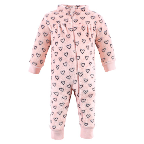 Hudson Baby Plush Jumpsuits, Modern Rainbow