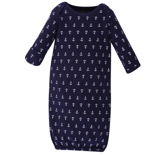 Hudson Baby Cotton Gowns, Sailor Whale