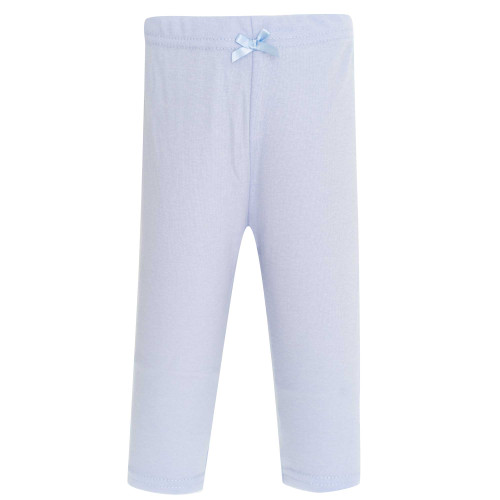 Hudson Baby Unisex Baby Cotton Pants and Leggings 4-Pack, Blue Yellow Daisy