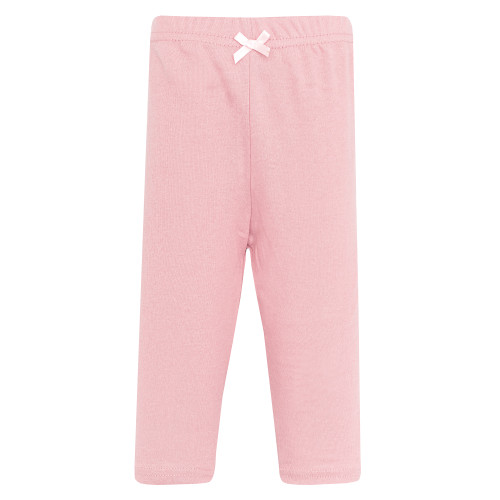 Hudson Baby Infant Girls Cotton Pants and Leggings 4-Pack, Sparkle Doodle