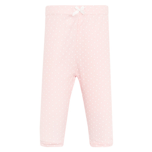 Hudson Baby Infant Girls Cotton Pants and Leggings 4-Pack, Sparkle Doodle