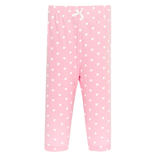 Hudson Baby Unisex Baby Cotton Pants and Leggings 4-Pack, Multi Color Girl Elephant