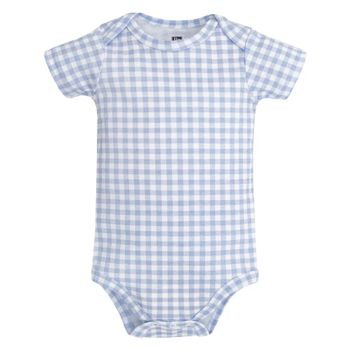 Hudson Baby Infant Boys Cotton Bodysuits 5-Pack, Safari Hot Air Balloon