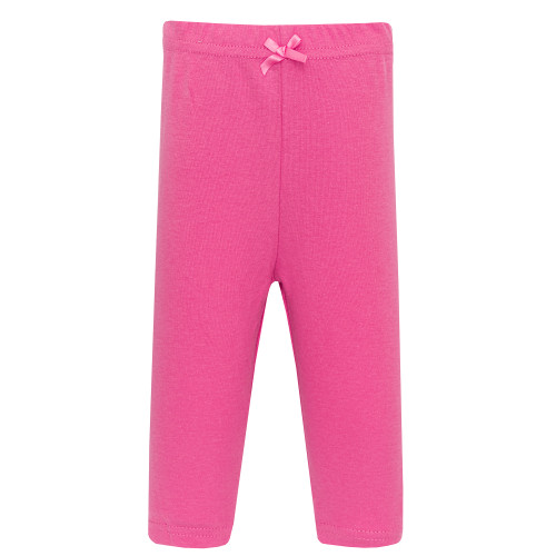 Hudson Baby Infant Girls Cotton Pants and Leggings 4-Pack, Sunshine