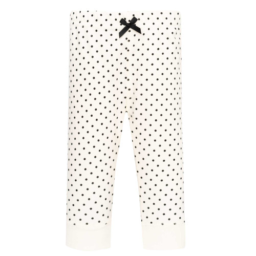 Hudson Baby Unisex Baby Cotton Pants and Leggings 4-Pack, Bonjour Bebe