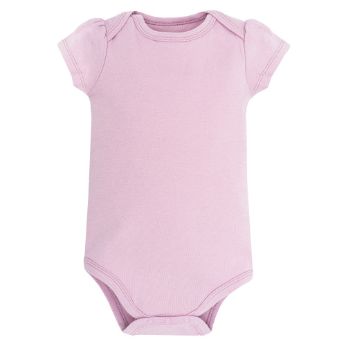 Hudson Baby Infant Girls Cotton Bodysuits 5-Pack, Mama Floral