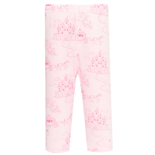 Hudson Baby Unisex Baby Cotton Pants and Leggings 4-Pack, Pink Princess Arrived