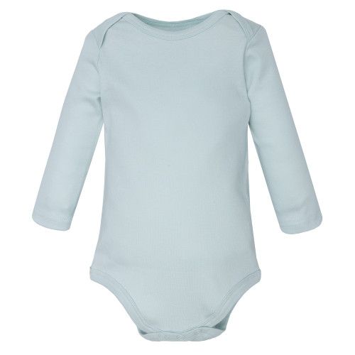 Hudson Baby Infant Girls Cotton Long-Sleeve Bodysuits 5-Pack, Soft Rainbow