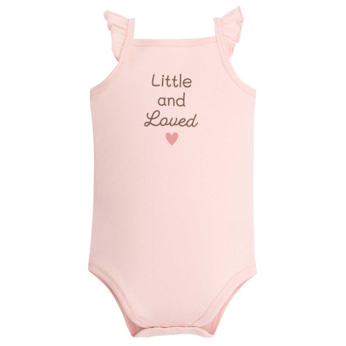 Hudson Baby Unisex Baby Cotton Bodysuit, Shorts and Shoe Set, Soft Confetti Heart