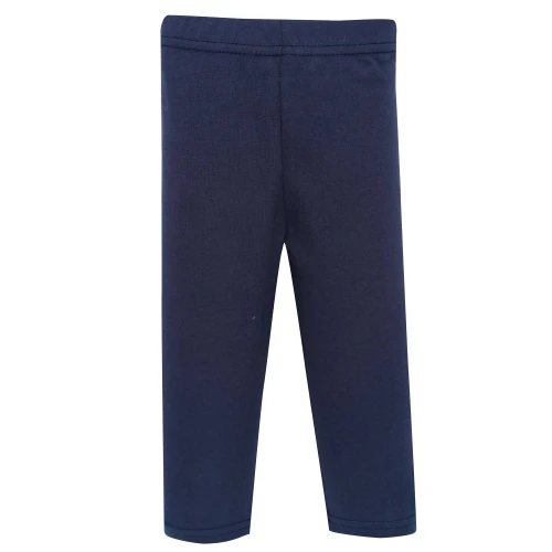Hudson Baby Unisex Baby Cotton Pants and Leggings 4-Pack, Multi Blue Gingham
