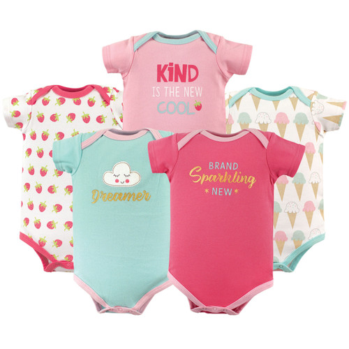Luvable Friends Cotton Bodysuits, Dreamer