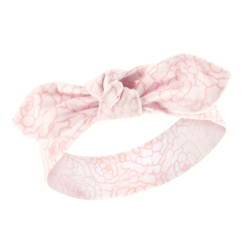 Hudson Baby Cotton and Synthetic Headbands, Gray Feather