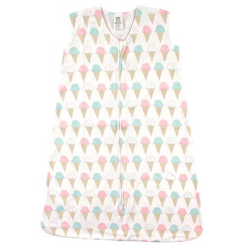 Luvable Friends Sleeveless Jersey Cotton Sleeping Bag, Sack, Blanket, Ice Cream Jersey