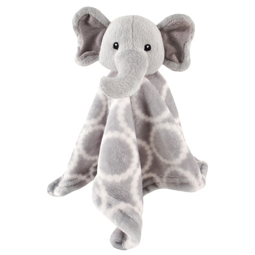 Hudson Baby Animal Face Security Blanket, Elephant