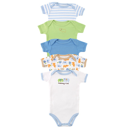 Luvable Friends Layette Gift Cube, Blue Safari