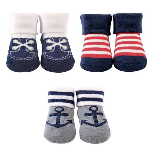 Luvable Friends Socks Giftset, Nautical