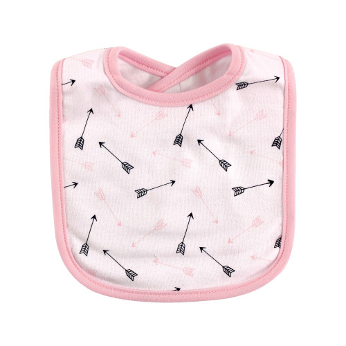 Hudson Baby Cotton Bibs, Love