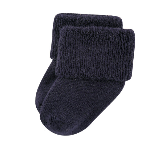 Luvable Friends Newborn and Baby Terry Socks, Athletic 8-Pack