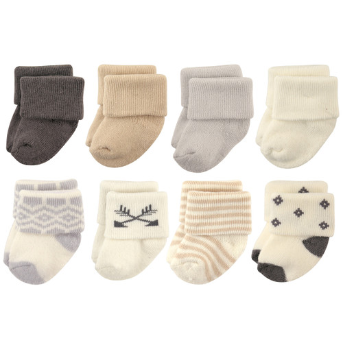 Hudson Baby Infant Girls Cotton Rich Newborn And Terry Socks, Pastel  Butterfly : Target