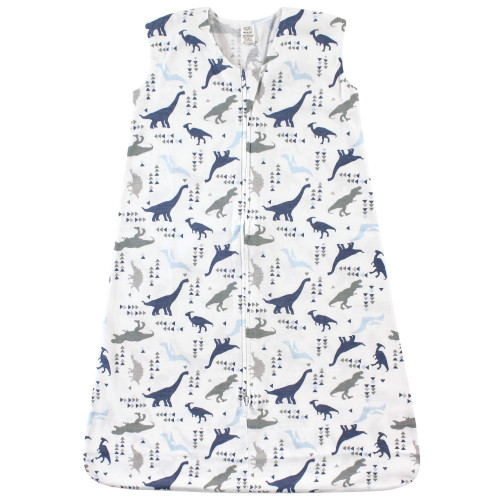 Touched by Nature Organic Cotton Sleeveless Wearable Sleeping Bag, Sack, Blanket, Dino