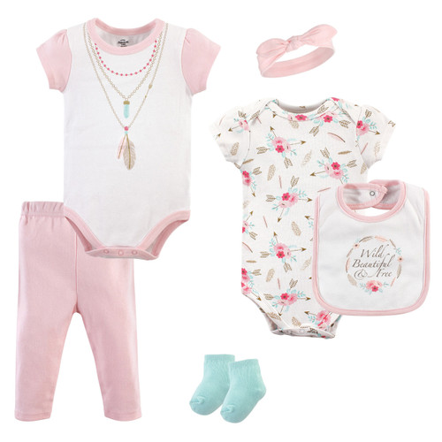 Little Treasure Layette Multi-Piece Layette Set, Boho