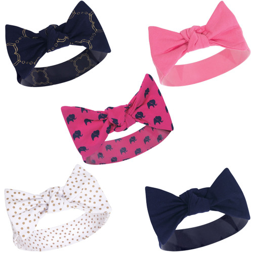 Yoga Sprout Cotton Headbands, Metallic Elephant