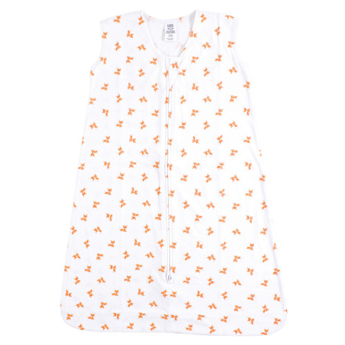 Luvable Friends Sleeveless Jersey Cotton Sleeping Bag, Sack, Blanket, Fox Jersey