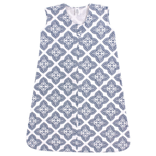 Yoga Sprout Sleeveless Jersey Cotton Sleeping Bag, Sack, Blanket, Ornate Clover