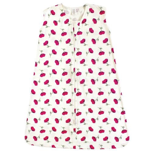 Touched by Nature Organic Cotton Sleeveless Wearable Sleeping Bag, Sack, Blanket, Petals