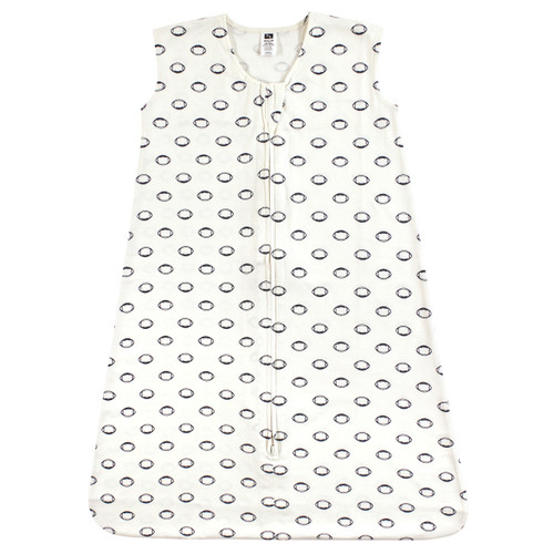 Hudson Baby Cotton Sleeveless Wearable Sleeping Bag, Sack, Blanket, Football