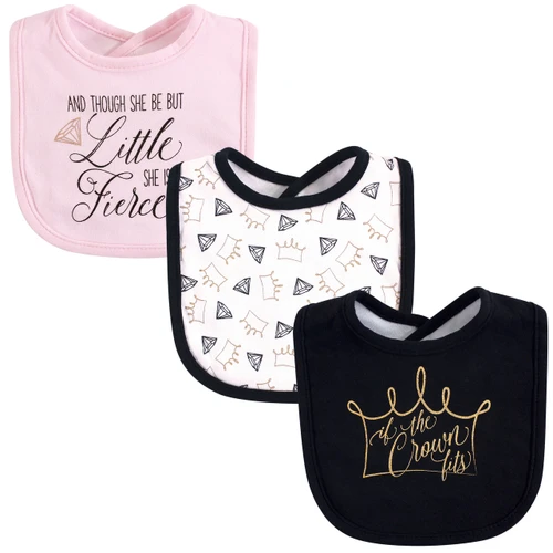 Yoga Sprout Cotton Bandana Bibs, Crown