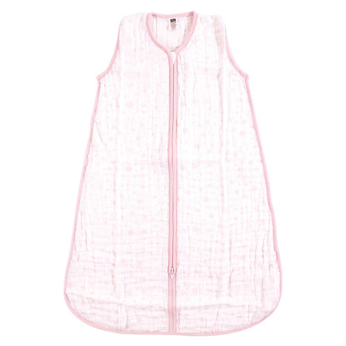 Hudson Baby Mink Sherpa Sleep Sack - Wearable Blanket For Infants 6-12 Months, Pink Floral - View #2