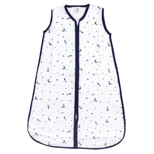 Yoga Sprout Sleeveless Muslin Cotton Sleeping Bag, Sack, Blanket, Moon