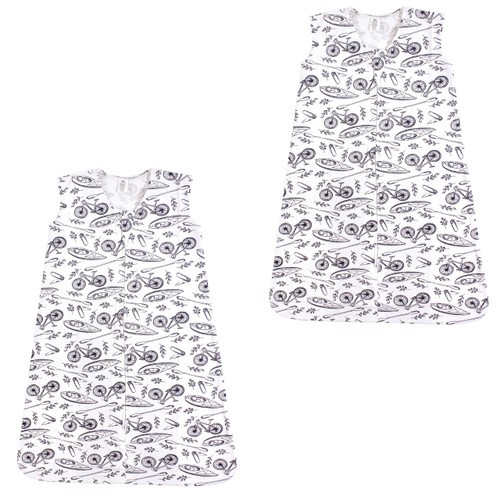 Yoga Sprout Sleeveless Jersey Cotton Sleeping Bag, Sack, Blanket, Adventure Jersey 2-Pack