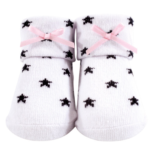 Hudson Baby Headband and Socks Giftset, Gold Unicorn Stars