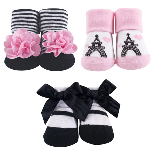 Hudson Baby Socks Boxed Giftset, Paris