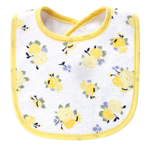 Luvable Friends Cotton Terry Bibs, Floral