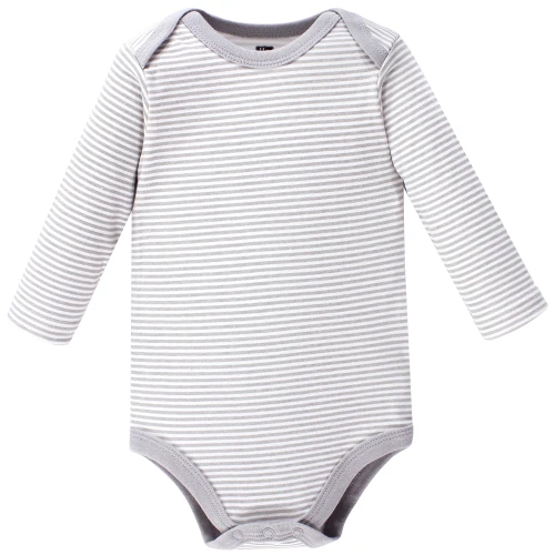 Hudson Baby Cotton Long-Sleeve Bodysuits, Mr Fox